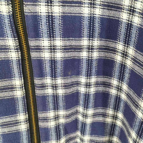 THE VERMONT FLANNEL CO. 90S USA製 ネルチェックフルジップジャケット メンズ import:M