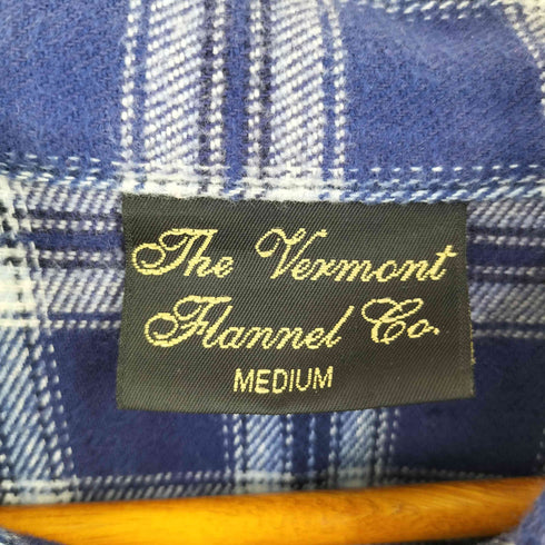 THE VERMONT FLANNEL CO. 90S USA製 ネルチェックフルジップジャケット メンズ import:M