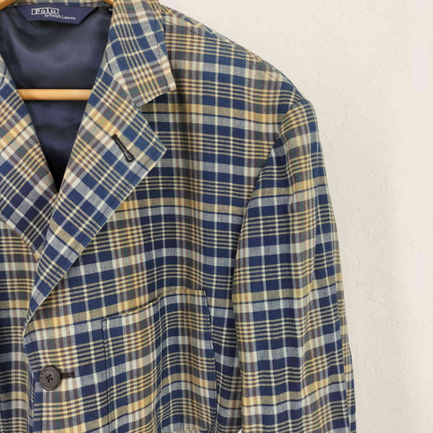ポロバイラルフローレン Polo by RALPH LAUREN メキシコ製 シングル3Bテーラードジャケット メンズ import:M
