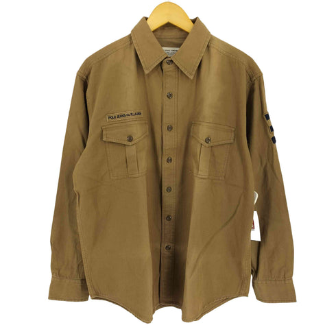 ポロジーンズカンパニーラルフローレン POLO JEANS COMPANY RALPH LAUREN ヘリンボーン シャツジャケット メンズ import:M