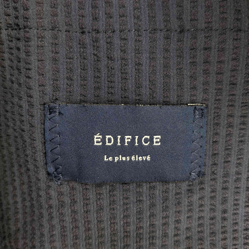 エディフィス EDIFICE Le plus eleve シアサッカーテーラードジャケット メンズ JPN:48