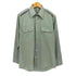 ユーエスアーミー U.S. ARMY 82年製 GREEN 415 L/S ミリタリーシャツ メンズ 15