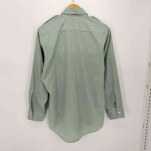 ユーエスアーミー U.S. ARMY 82年製 GREEN 415 L/S ミリタリーシャツ メンズ 15