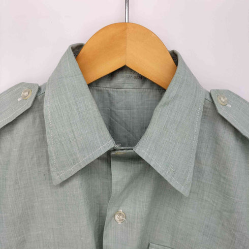 ユーエスアーミー U.S. ARMY 82年製 GREEN 415 L/S ミリタリーシャツ メンズ 15