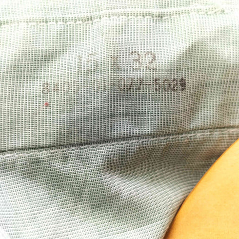 ユーエスアーミー U.S. ARMY 82年製 GREEN 415 L/S ミリタリーシャツ メンズ 15