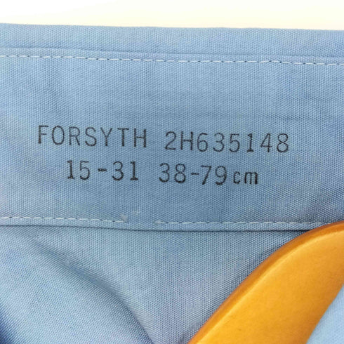 FORSYTH vintage 襟芯 ワークシャツ メンズ 15-31 38-79cm