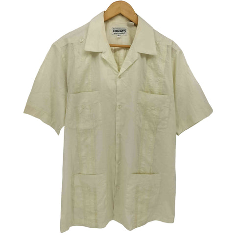 RENATO COLLEZIONE 80s 開襟 キューバシャツ メンズ import:XL