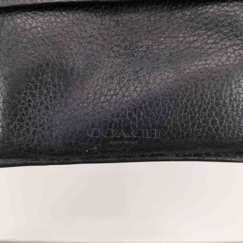 コーチ COACH ロゴ型押し レザー 二つ折り財布 メンズ