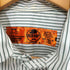 レッドキャップ RED KAP 企業ロゴ S/S ストライプ シャツ メンズ S