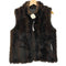 B.MOSS アクリル ファー ベスト リバーシブル メンズ import:M