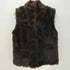 B.MOSS アクリル ファー ベスト リバーシブル メンズ import:M