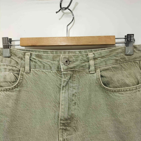 ザラ ZARA ウォッシュド ジップフライ デニム パンツ メンズ 4