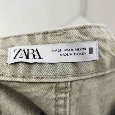 ザラ ZARA ウォッシュド ジップフライ デニム パンツ メンズ 4