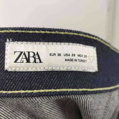 ザラ ZARA リジット ジップフライ ペインター デニム ショーツ メンズ 29