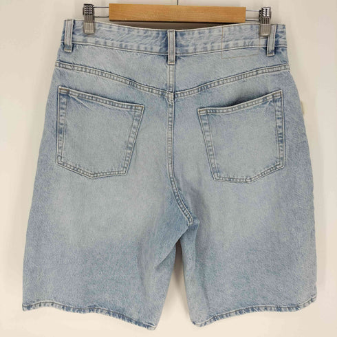 ザラ ZARA BAGGY DENIM SHORT ビックシルエット ワイド バギー デニム ショート パンツ ショーツ メンズ 32