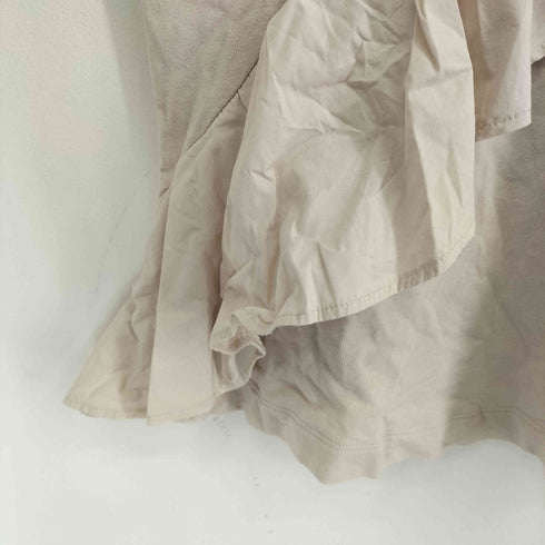 ザラ ZARA ラウンドフリル スウェットワンピース レディース import:XS