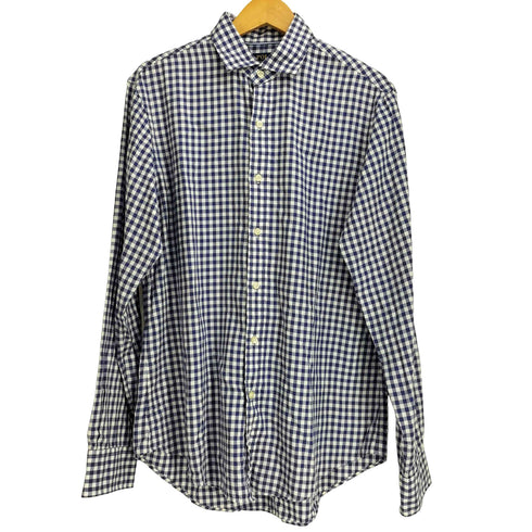 ポロラルフローレン POLO RALPH LAUREN ポニー無 ギンガムチェック 長袖シャツ メンズ M