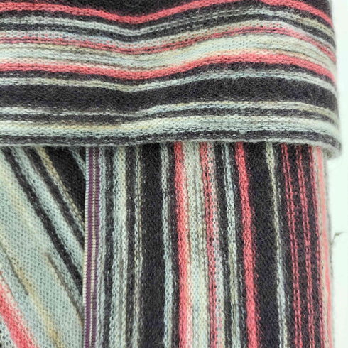 ミッソーニ MISSONI イタリア製 クレイジーパターン キッドモヘア混 ウール ニットワンピース レディース 42