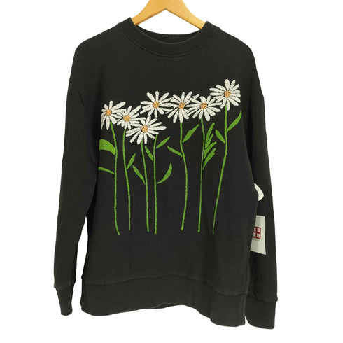 ニッチ niche. Flower EMB Neck Sweat-Cosmos メンズ L