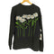 ニッチ niche. Flower EMB Neck Sweat-Cosmos メンズ L