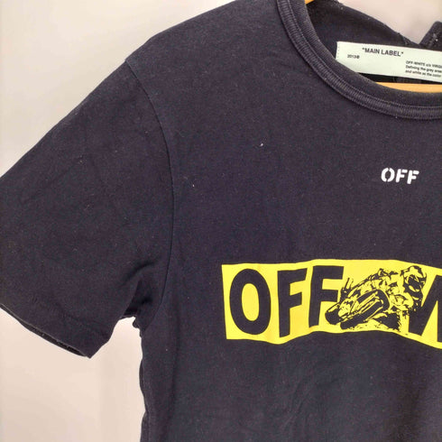 オフホワイト OFF-WHITE 18SS MOTO SPLICED S/S Tシャツ メンズ import:XS
