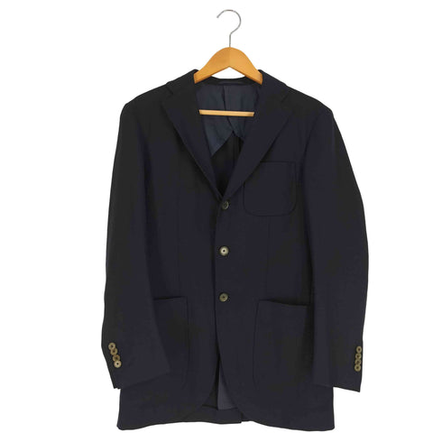 B R Loro Piana 100% New Zealand Merino Wool ウール 3B テーラードジャケット メンズ 44