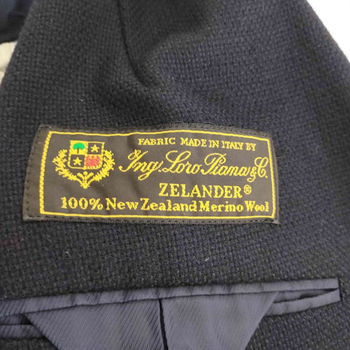 B R Loro Piana 100% New Zealand Merino Wool ウール 3B テーラードジャケット メンズ 44