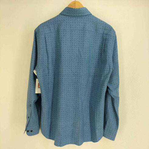 ランバンコレクション LANVIN COLLECTION ウール 総柄 長袖シャツ メンズ JPN:M