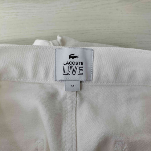 ラコステライブ Lacoste Live コットンポリウレタン ベイカーパンツ メンズ 38