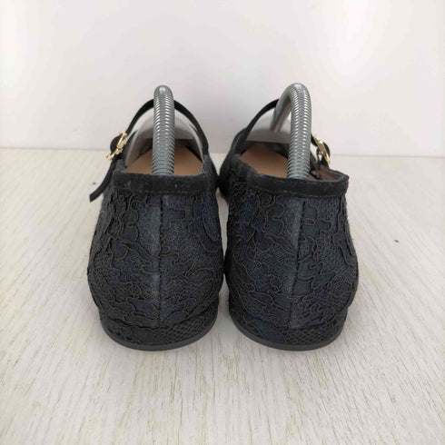 ジャンビトロッシ Gianvito Rossi レースポインテッドトゥパンプス レディース EUR:37