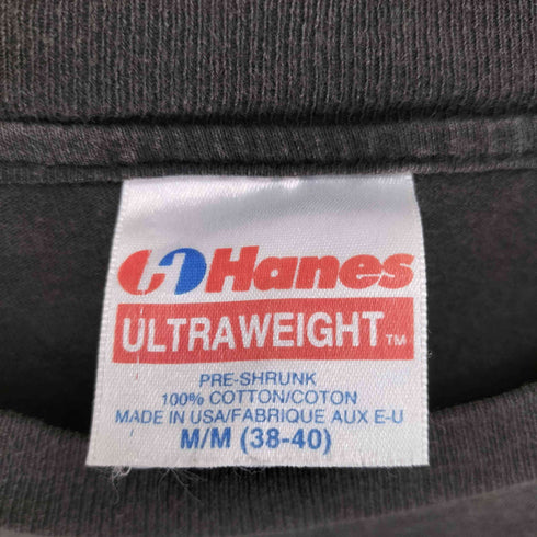 ヘインズ Hanes 80S USA製 両面プリント Tシャツ シングルステッチ ©1982 メンズ import:M