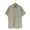 レッドキャップ RED KAP 企業ワッペン ストライプ ワークシャツ メンズ import:M