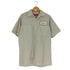レッドキャップ RED KAP 企業ワッペン ストライプ ワークシャツ メンズ import:M