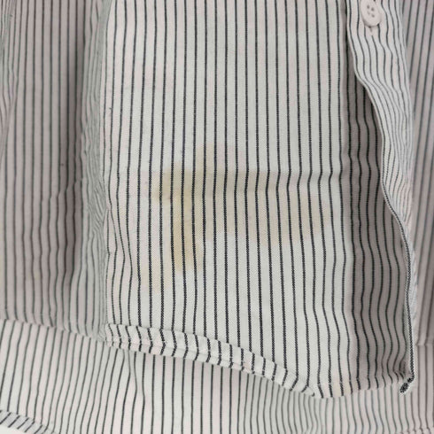 レッドキャップ RED KAP 企業ワッペン ストライプ ワークシャツ メンズ import:M