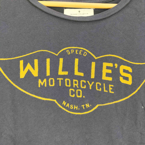 IMOGENE+WILLIE USA製 クルーネック Tシャツ レディース import:M