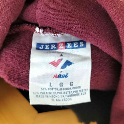 ジャージーズ JERZEES 90-00s フロントプリント プルオーバーパーカー メンズ import:L