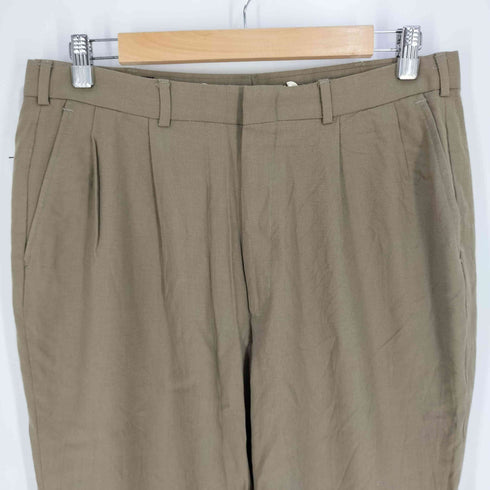 ランズエンド LANDS END 90s USA製 ウール 2タック スラックス メンズ 36