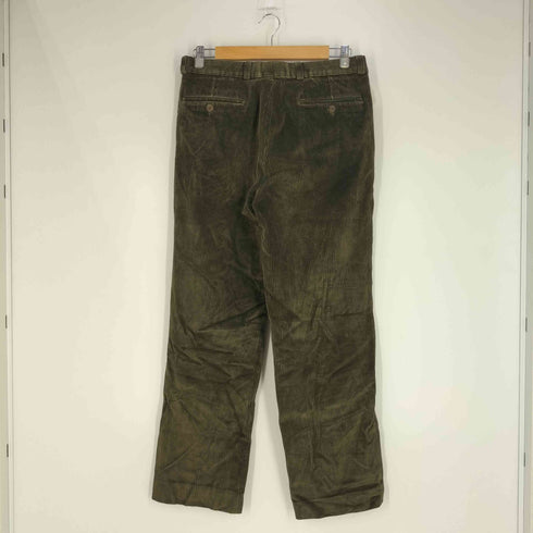 BRUNO SAINT HILAIRE OPTIジッパー 2タック 太畝 コーデュロイ パンツ メンズ 35