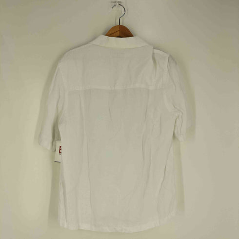 ザラ ZARA リネン 開襟 オープンカラーシャツ メンズ import:M