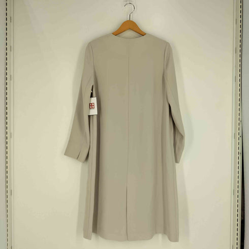 ナチュラルビューティーベーシック NATURAL BEAUTY BASIC ノーカラーVネックコート レディース JPN:M
