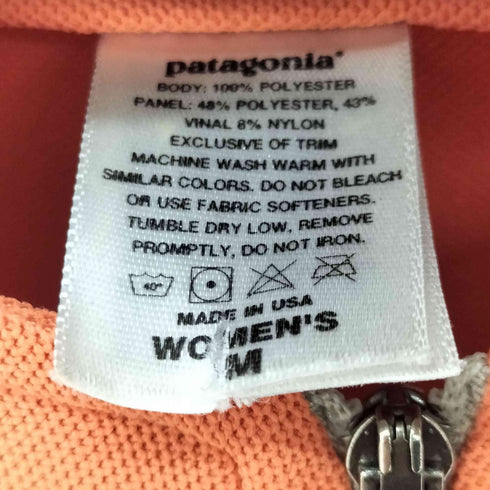 パタゴニア patagonia 00S USA製 フロントロゴ刺繍サイクリングトップス レディース import:M