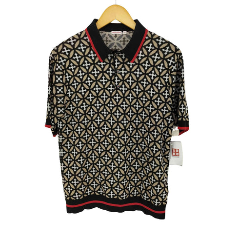 ドレステリア DRESSTERIOR オーバーラップサークル ニットポロ メンズ import:S