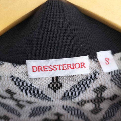 ドレステリア DRESSTERIOR オーバーラップサークル ニットポロ メンズ import:S