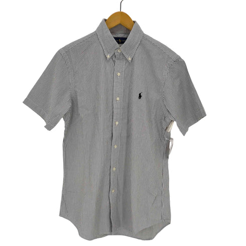 ラルフローレン RALPH LAUREN スモールポニー刺繍ストライプS/S ボタンダウンシャツ メンズ import:S