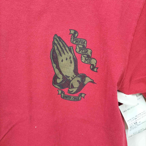サンタクルズ SANTA CRUZ 00S NHS ボディ PRAY FOR ME プレイハンド マリア 両面 プリント S/S クルーネック Tシャツ メンズ