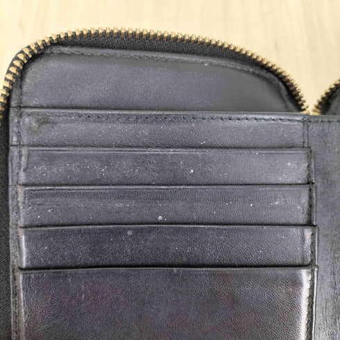 コムデギャルソン COMME des GARCONS ラウンドジップ 二つ折り コンパクトウォレット メンズ