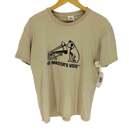 VICTOR NIPPER HIS MASTERS VOICE ニッパー君 ロゴ プリント S/S Tシャツ メンズ XL