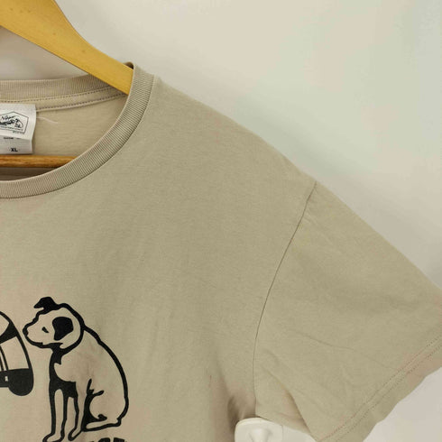VICTOR NIPPER HIS MASTERS VOICE ニッパー君 ロゴ プリント S/S Tシャツ メンズ XL