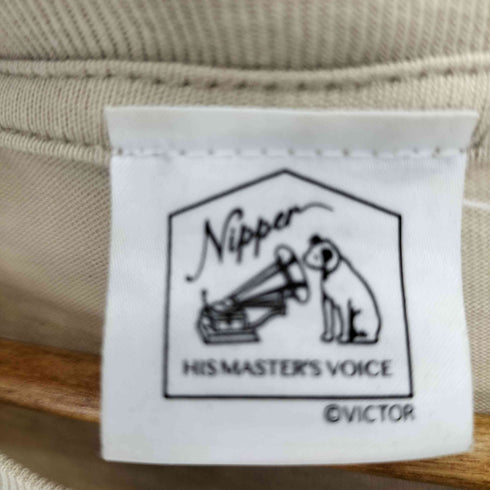 VICTOR NIPPER HIS MASTERS VOICE ニッパー君 ロゴ プリント S/S Tシャツ メンズ XL