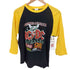 70-80S パキスタン製 FANTASY A&G INC. ボディ ロック バンド 両面 プリント ラグラン Tシャツ パキ綿 メンズ import:M